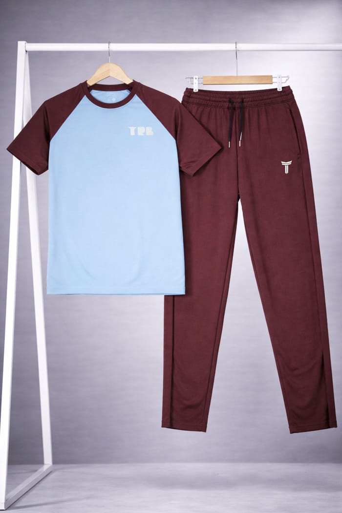 Aero blue raglan tack suit