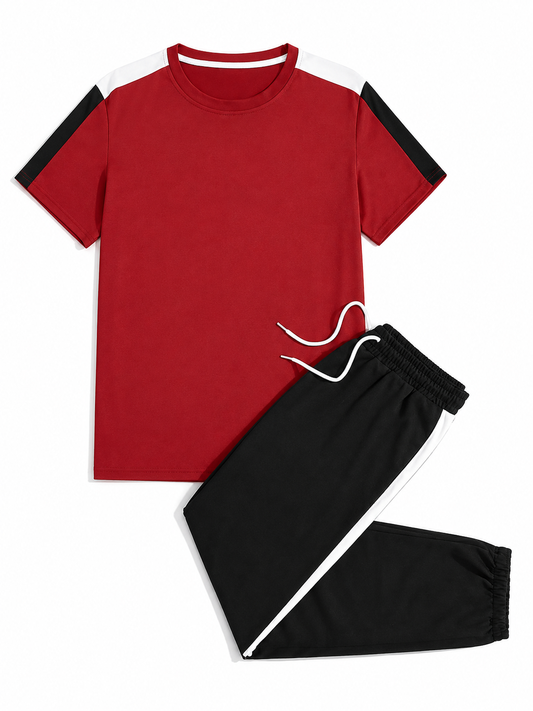 red with penal boys t.shirt,trouser
