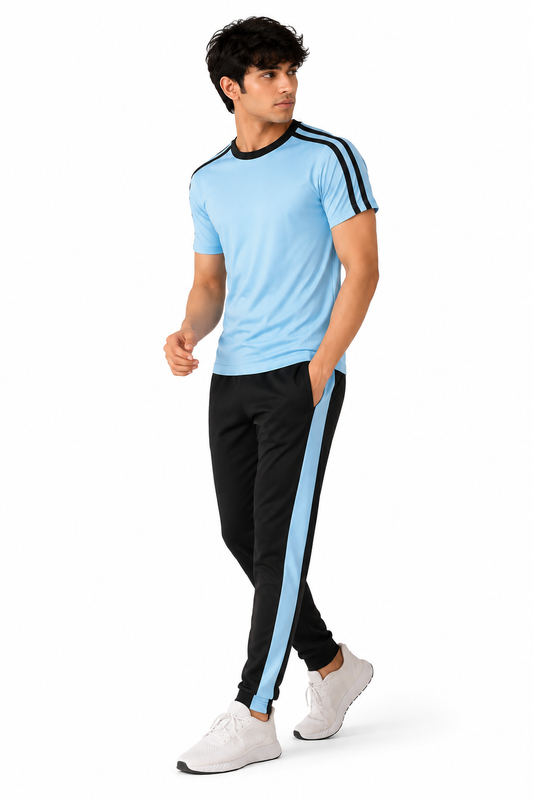 Skyline stripe track suit