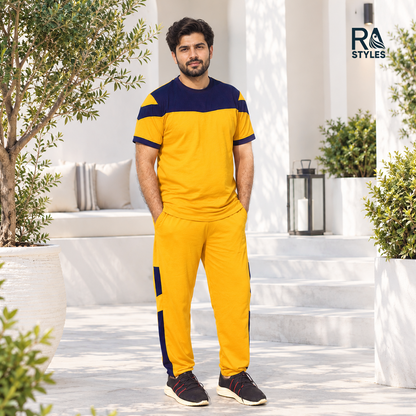 Mustard Contrast Tracksuit
