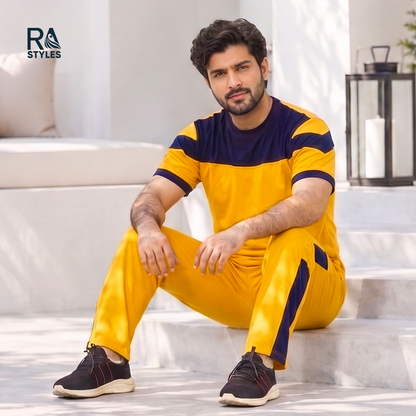 Mustard Contrast Tracksuit